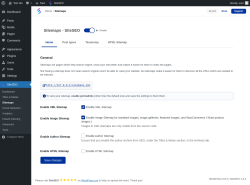 Page screenshot: SiteSEO → Sitemaps