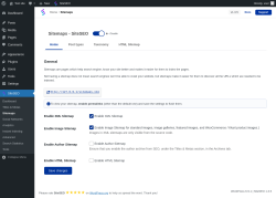 Page screenshot: SiteSEO &rarr; Sitemaps