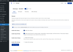 Page screenshot: SiteSEO &rarr; Sitemaps