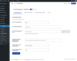 Page screenshot: SiteSEO &rarr; Social Networks