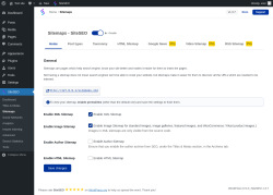 Page screenshot: SiteSEO &rarr; Sitemaps