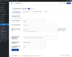 Page screenshot: SiteSEO &rarr; Social Networks