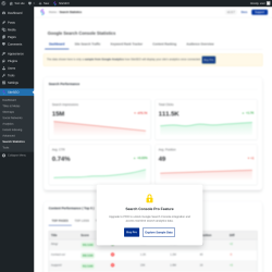 Page screenshot: SiteSEO &rarr; Search Statistics