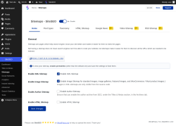 Page screenshot: SiteSEO &rarr; Sitemaps
