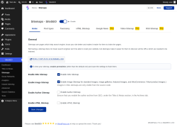 Page screenshot: SiteSEO &rarr; Sitemaps