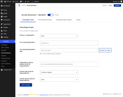 Page screenshot: SiteSEO &rarr; Social Networks
