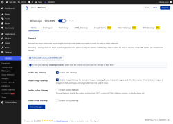 Page screenshot: SiteSEO &rarr; Sitemaps