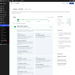Page screenshot: SiteSEO &rarr; AI Abilities New!