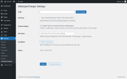 Page screenshot: Settings &rarr; SiteSuperCharger