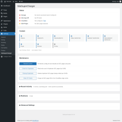 Page screenshot: Settings &rarr; SiteSuperCharger
