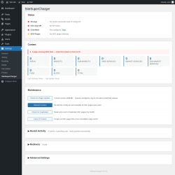 Page screenshot: Settings &rarr; SiteSuperCharger