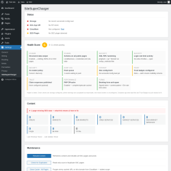 Page screenshot: Settings &rarr; SiteSuperCharger