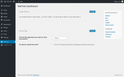 Page screenshot: ‹ Test site — WordPress