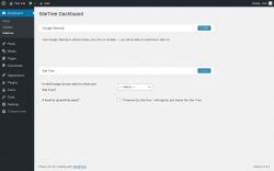 Page screenshot: SiteTree Dashboard ‹ Test site — WordPress