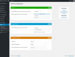 Page screenshot: SiteTree