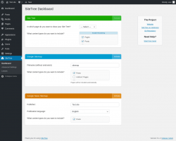 Page screenshot: SiteTree