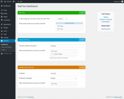 Page screenshot: SiteTree