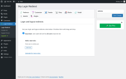 Page screenshot: Login Redirect