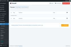Page screenshot: SliceWP → Payouts
