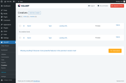Page screenshot: SliceWP → Creatives