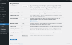 Page screenshot: Slider Pro &rarr; Plugin Settings