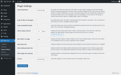 Page screenshot: Slider Pro &rarr; Plugin Settings