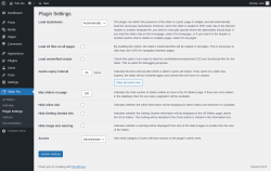 Page screenshot: Slider Pro &rarr; Plugin Settings
