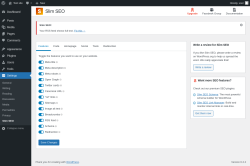 Page screenshot: Settings &rarr; Slim SEO