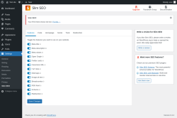 Page screenshot: Settings &rarr; Slim SEO
