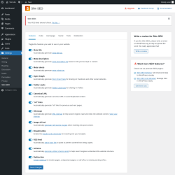 Page screenshot: Settings &rarr; Slim SEO