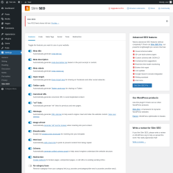 Page screenshot: Settings &rarr; Slim SEO