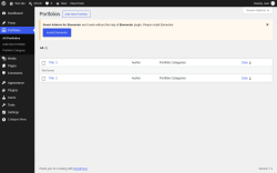 Page screenshot: Portfolios