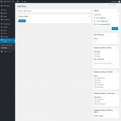 Page screenshot: Smart Custom Fields &rarr; Add New