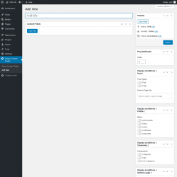 Page screenshot: Smart Custom Fields &rarr; Add New