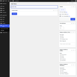 Page screenshot: Smart Custom Fields &rarr; Add New