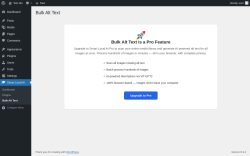 Page screenshot: Smart Local AI &rarr; Bulk Alt Text