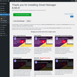 Page screenshot: Smart Manager → Docs & Support