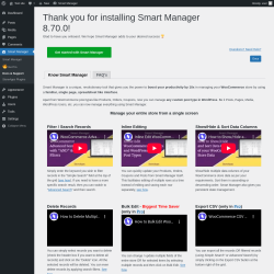 Page screenshot: Smart Manager → Docs & Support