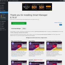 Page screenshot: Smart Manager → Docs & Support