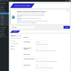 Page screenshot: Smart Search &rarr; Add New