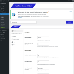 Page screenshot: Smart Search &rarr; Add New
