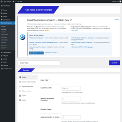 Page screenshot: Smart Search &rarr; Add New