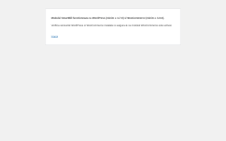 Page screenshot: WordPress › Error