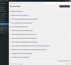 Page screenshot: Smartcat → Helper