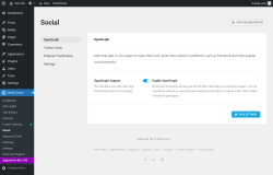 Page screenshot: SmartCrawl → Social