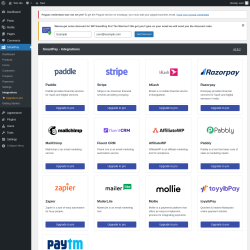 Page screenshot: SmartPay → Integrations