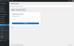 Page screenshot: POS INV &rarr; Payment &rarr; Tiket