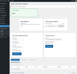 Page screenshot: PPOB Distributor &rarr; Saldo
