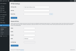 Page screenshot: PPOB Distributor &rarr; Settings