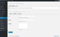 Page screenshot: Settings → SMTP Mailer → Test Email